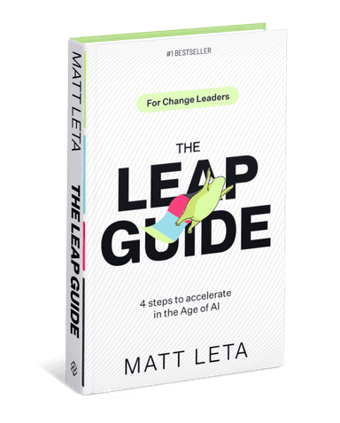 The LEAP Guide: 4 Steps to Accelerate Innovation in the Age of AI cover